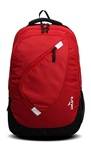 Lunar's Comet 35L Water Resistant Casual Backpack - 3 Compartments, Anti - Theft Internal Organiser, 1 Year Warranty (Red): Amazon.in: Bags, Wallets & Luggage